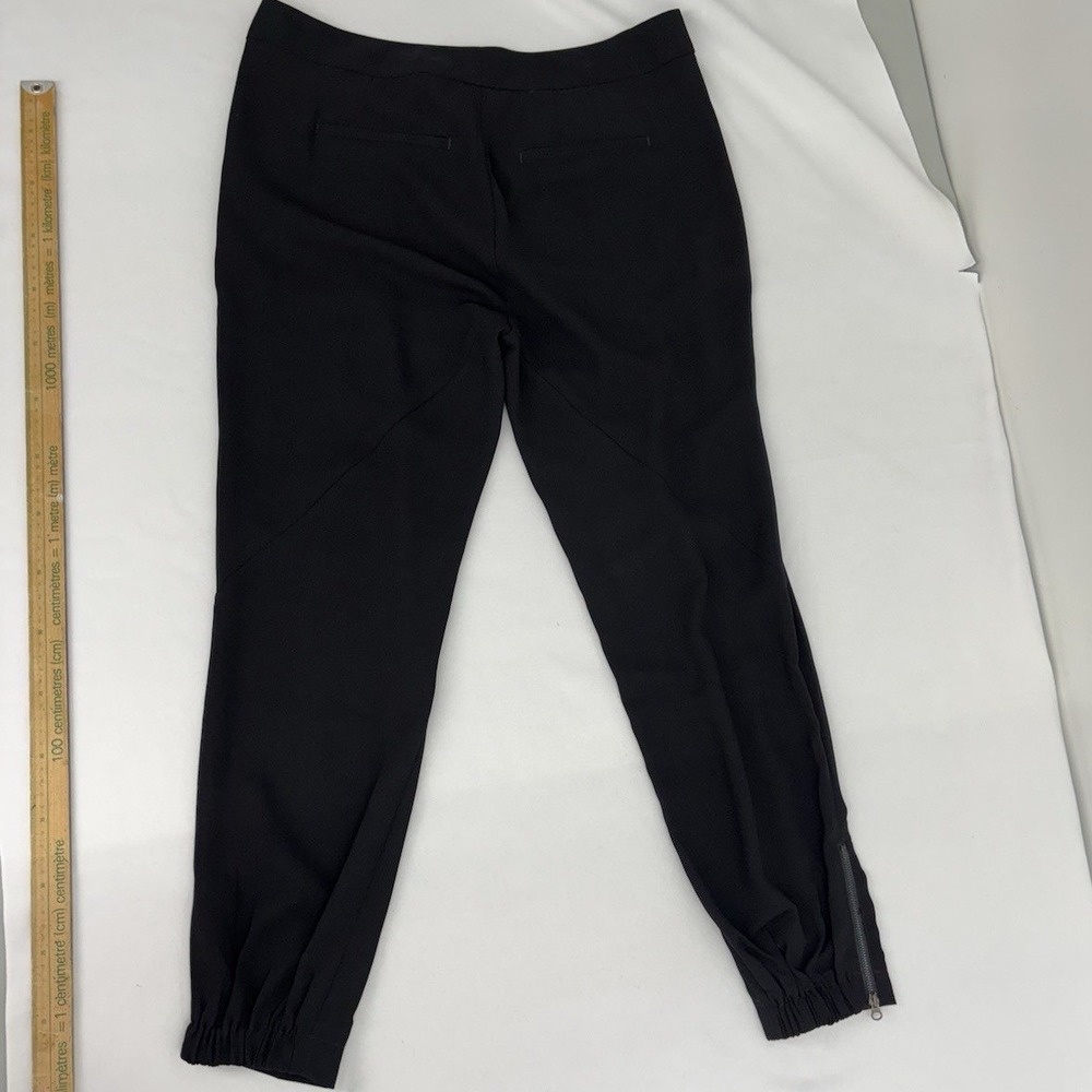 Kenneth Cole Reaction Black Capri Dress Pants Y2K Office Siren Quiet Luxury M - Picture 15 of 16